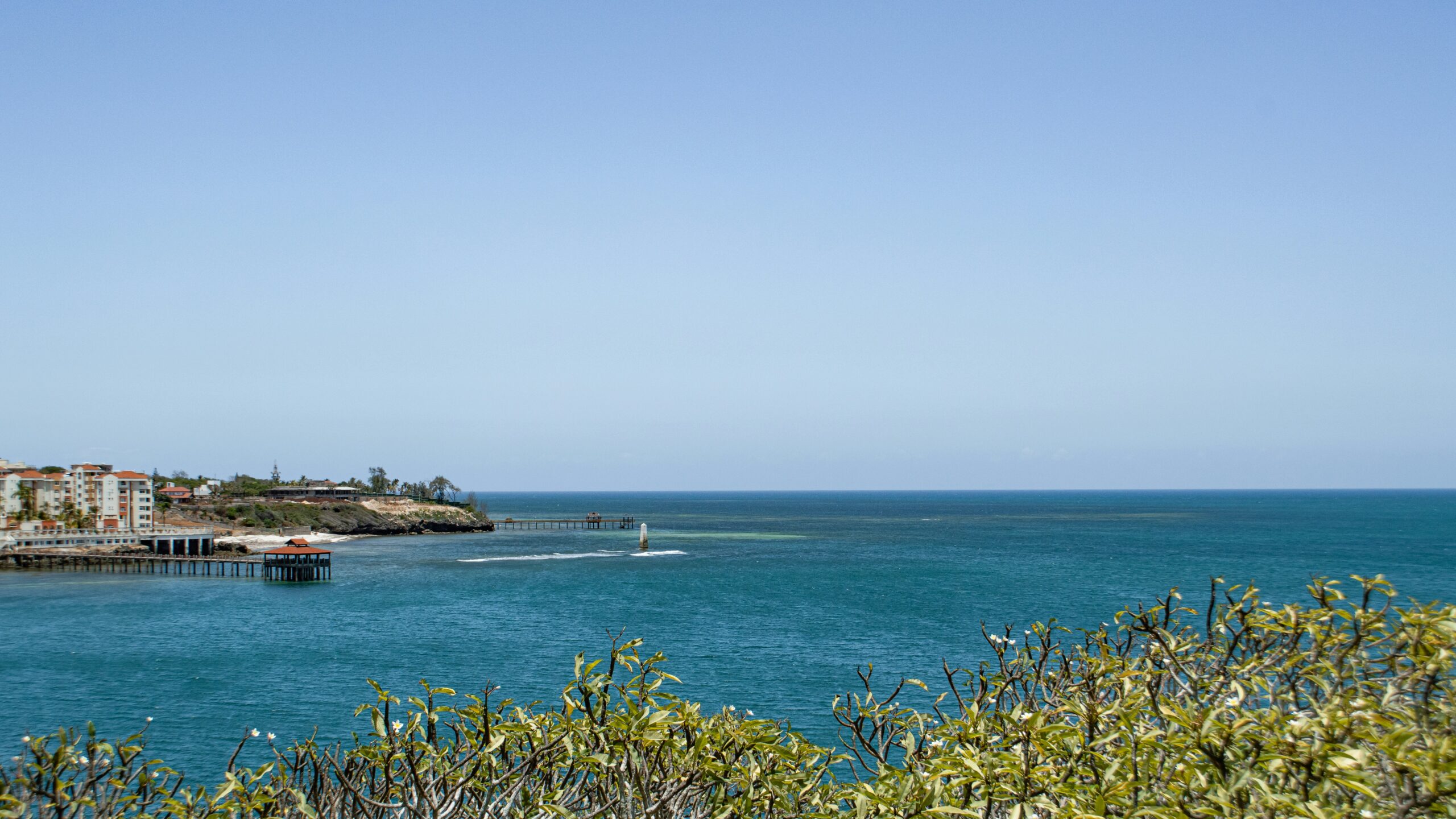 Photo of coastline in Mombasa.